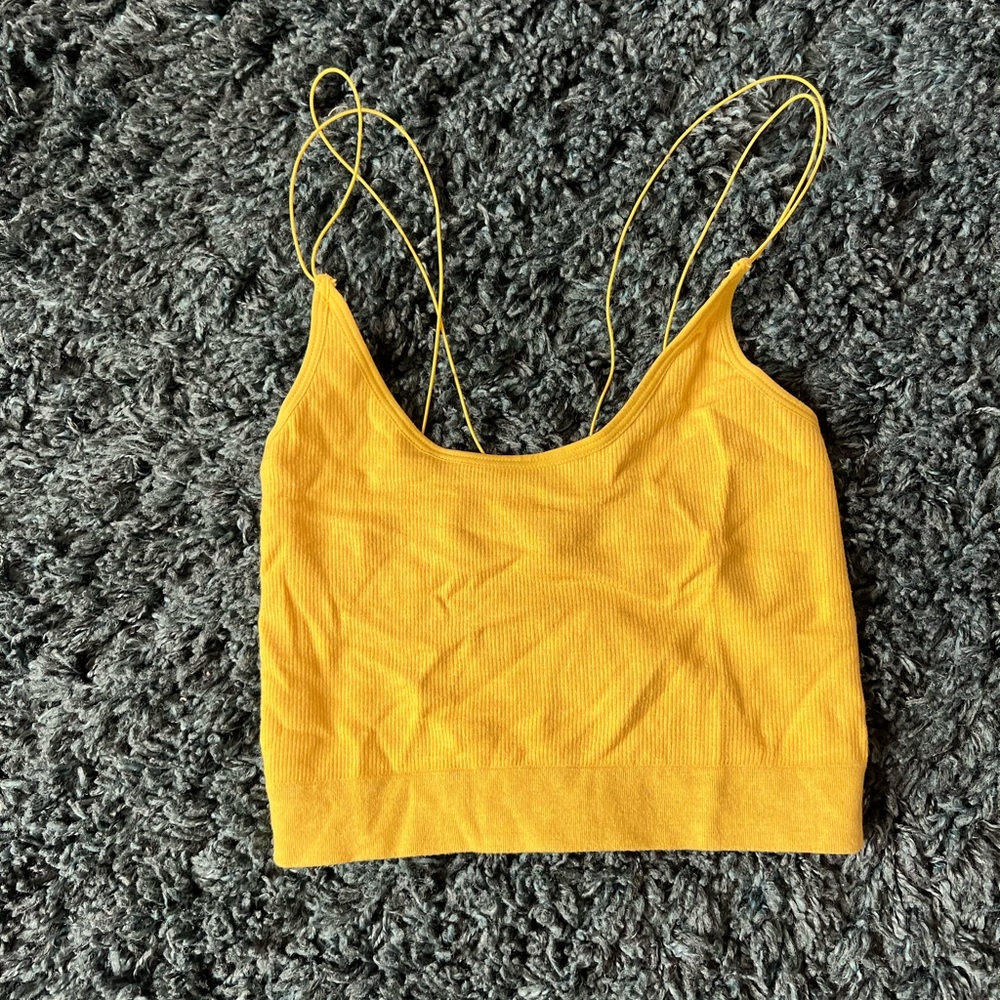urban skinny strap cropped top
